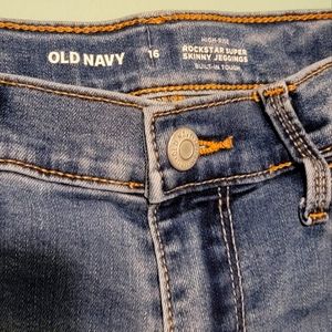 Brand New Old Navy Girls Rockstar High Rise Jeggings